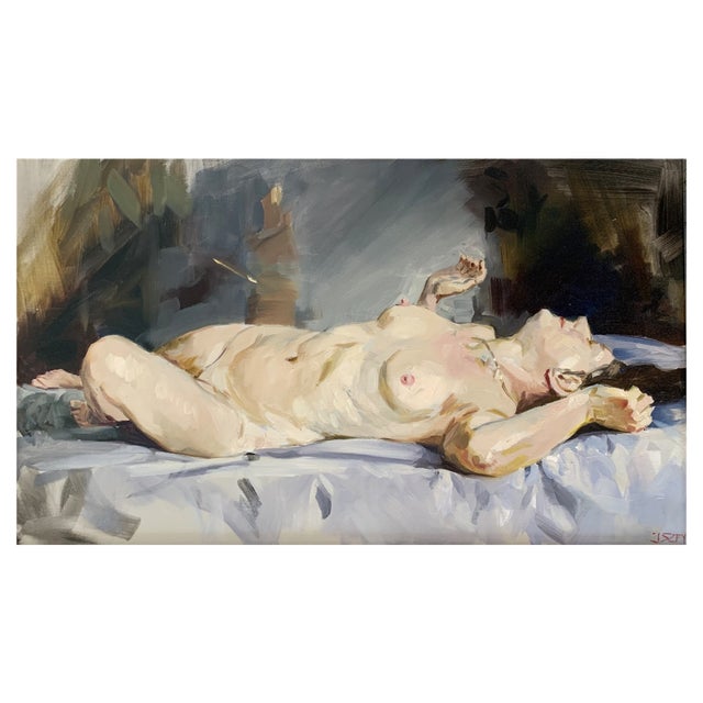 Janusz Szpyt, Necklace, 2019, Oil on Canvas For Sale