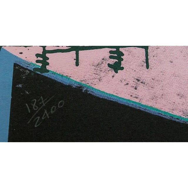 1986 Carnegie Museum of Art After Andy Warhol "Beethoven" Lithograph Portrait signed numbered print, stamp authenticated...