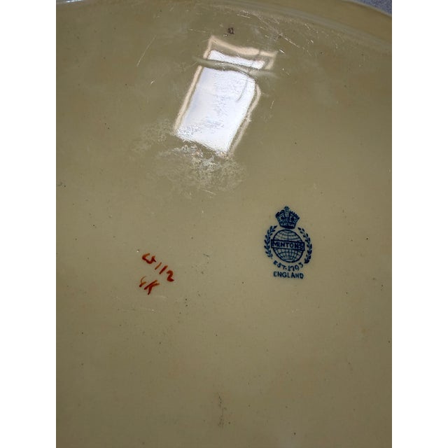 Late 19th Century Antique Minton England Rare Dragon Platter 13in For Sale - Image 5 of 8