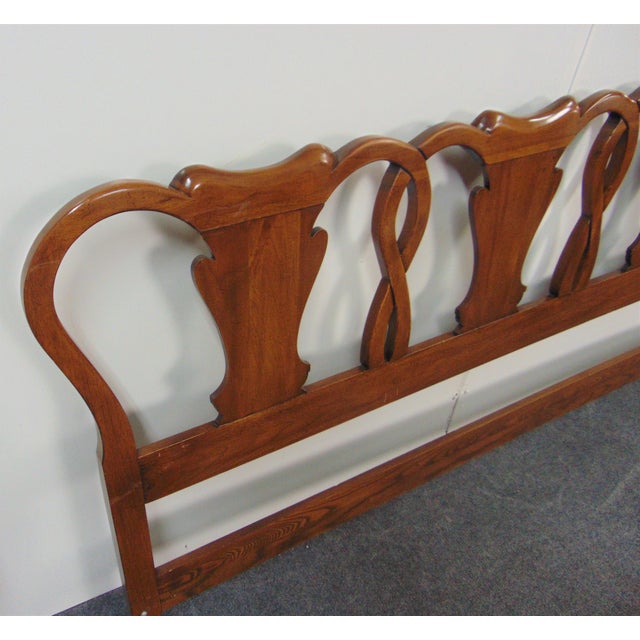 Queen Anne Cherry Kingsize Headboard Chairish