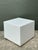 Contemporary Vintage Postmodern Lucite Box Side Table For Sale - Image 3 of 12