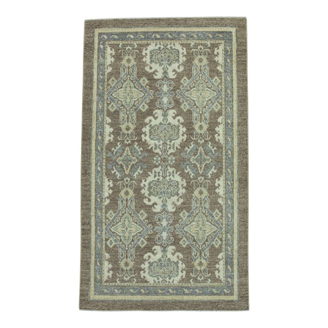Turkish Oushak Rug 4'x 7' #19335 For Sale