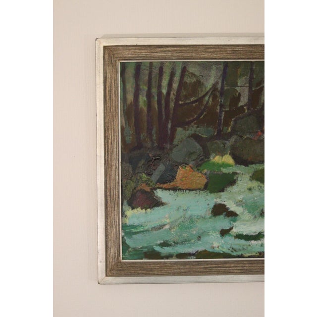 Käge Liefwendal, Stream, 1950s, Oil on Panel, Framed For Sale - Image 12 of 18