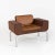 Set of Italian Brown Leather Lounge Chairs, 1970s For Sale - Image 9 of 15