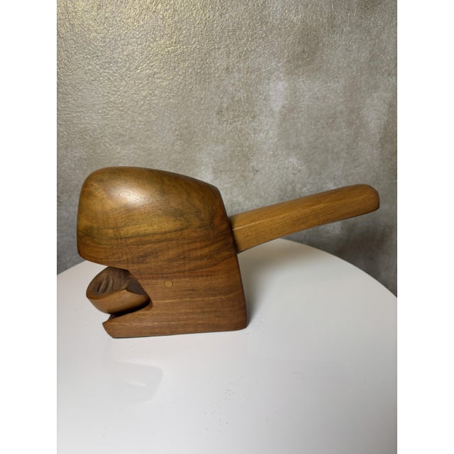 Whale Nutcracker in Teak Wood from Don S. Shoemaker, Mexico, 1960s For Sale - Image 9 of 10