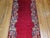 Vintage Persian Kerman Runner Rug, Hand-Knotted Wool, Floral Design, Red & Yellow, 3x13 For Sale - Image 9 of 15