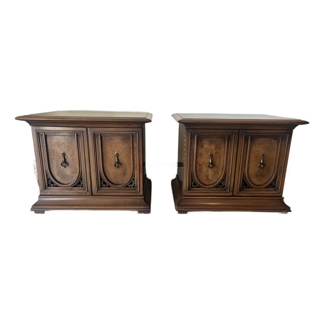 Vintage 1960s Gordon’s Inc. Commode End Tables / Nightstands - A Pair For Sale
