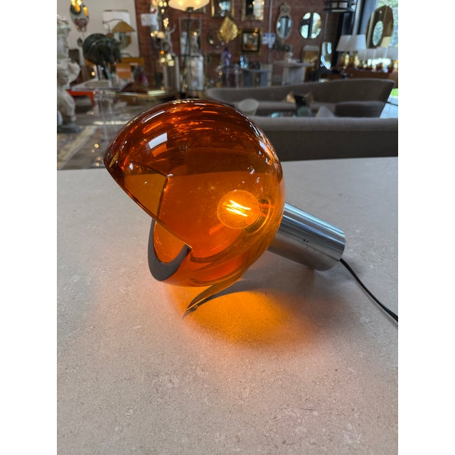 Space Age Table Lamp by Flavio Poli , Murano Glass. Italy 1970s. For Sale - Image 12 of 12
