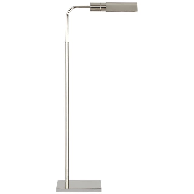 Modern Visual Comfort Signature Studio Adjustable Cordless Pharmacy Floor Lamp in Polished Nickel For Sale - Image 3 of 3