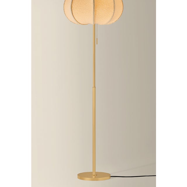 Mitzi Alexandra 20 in. 1 Light Floor Lamp in Aged Brass Finish For Sale - Image 11 of 15