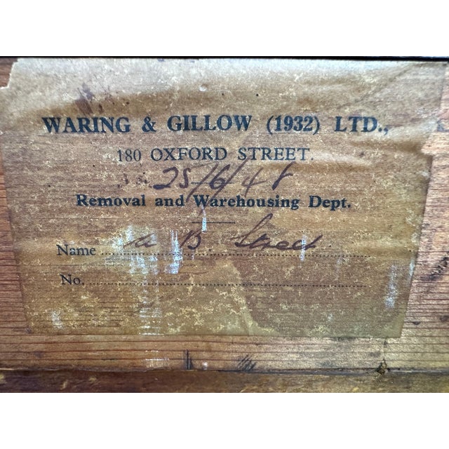 Mahogany Adjustable Bookcase from Waring & Gillow, 1941 For Sale - Image 6 of 15