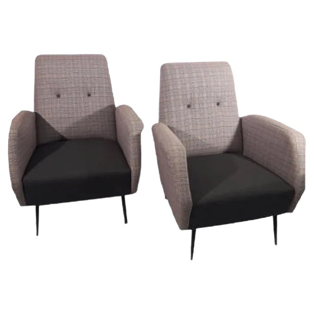 Set of Mid-Century Lounge Chairs For Sale