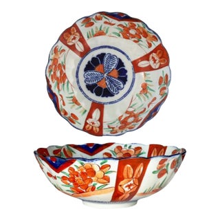 19th-C. Japanese Imari Porcelain 9.75" Bowl For Sale