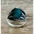 Vintage Boho Navajo Turquoise Ring Set in Sterling Silver 8 For Sale - Image 12 of 12