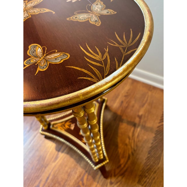 Wood Bamboo Cigarette Table Attributed to Charles Pollock For Sale - Image 7 of 11