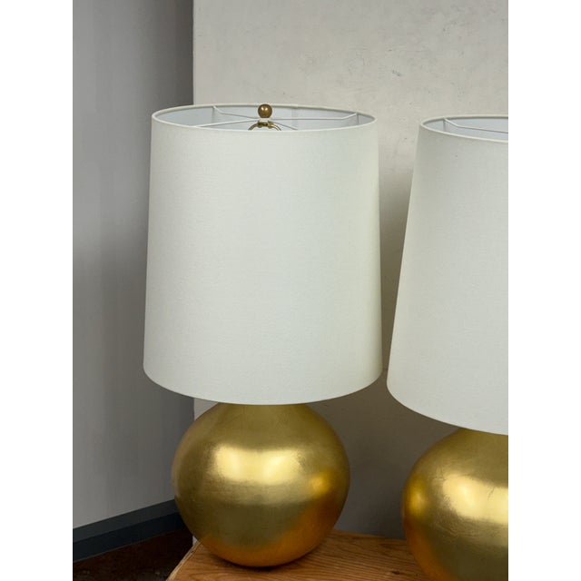 Contemporary Aerin for Visual Comfort Warren Table Lamps, Pair For Sale - Image 3 of 12