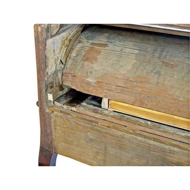 Karelian Birch and Guilded Bronze Secretaire For Sale - Image 6 of 13