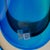 Large Sommerso Blown Glass Vase with Blue-Turquoise Gradient and Iridescent Effect by Murano, 1980s For Sale - Image 4 of 6