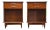 Lane Walnut Mid-Century Modern Nightstands- a Pair For Sale