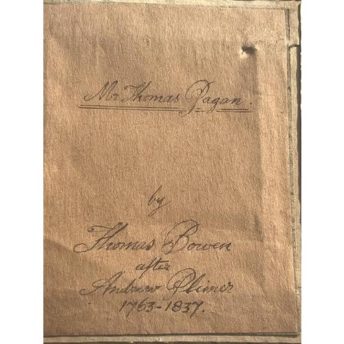 Thomas Bowen, Portrait of Thomas Pagon, Pencil For Sale - Image 6 of 7