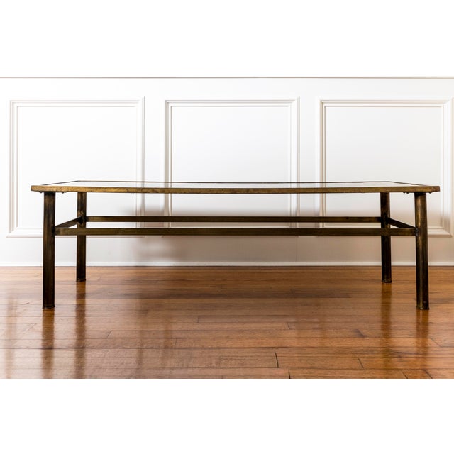 A rare and highly collectible coffee table by the celebrated father-son duo Philip and Kelvin LaVerne, renowned for their...