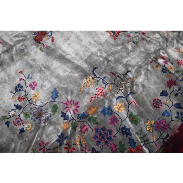 Art Deco Early 20th Century Zabihi Collection Palace Size Art Deco Chinese Rug For Sale - Image 3 of 12