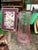 1970s 1970s Pink Depression Glass Large Vase For Sale - Image 5 of 6