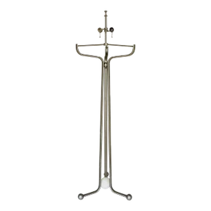 Baker Modern Silver Finished Larimar Floor Lamp
