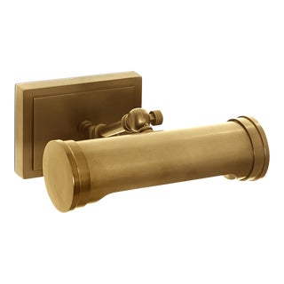 Regina Andrew Tate Picture Light, Small in Natural Brass For Sale