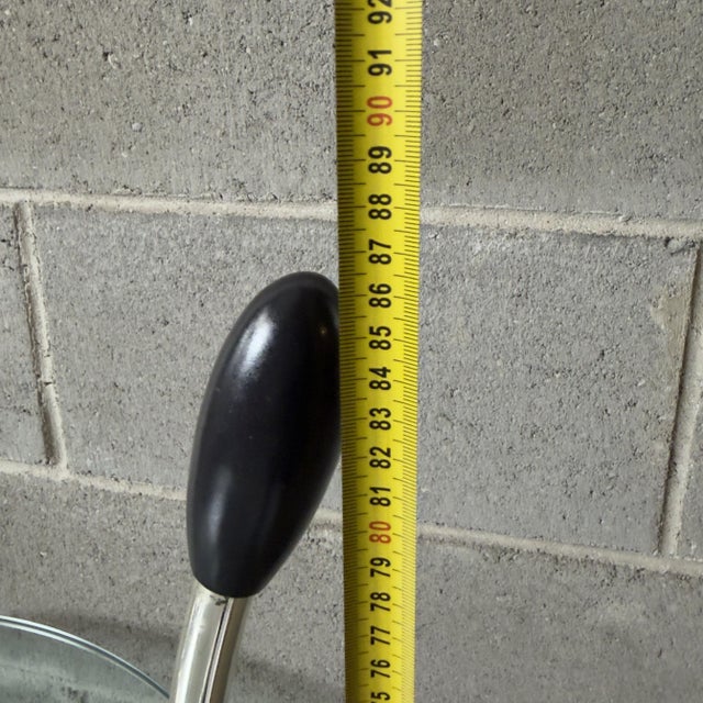 Circular Crystal Bar Cart with Two-Tiers and Chromed Metal For Sale - Image 10 of 11