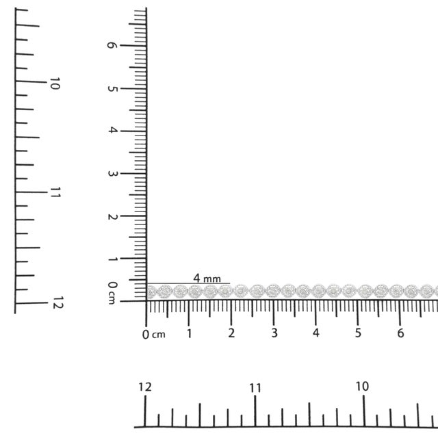 Metal .925 Sterling Silver 1/2 Cttw Miracle Set Round Diamond Bezel Design Link Bracelet (I-J Color, I2-I3 Clarity) - 7.25" For Sale - Image 7 of 7
