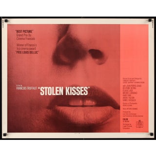 Vintage François Truffaut "Stolen Kisses" Poster For Sale