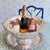 Gorham "Newport" silverplate punch bowl, tray and ladle with embossed design and grapevine rim // huge champagne bucket // wedding decor For Sale - Image 17 of 18