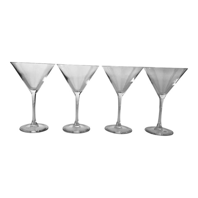 Contemporary French Martini Glasses- Set of 4 For Sale