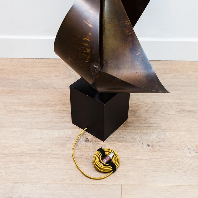 Vintage Mid Century Ribbon Floor Lamp by Laurel Lamp Co. For Sale - Image 11 of 12