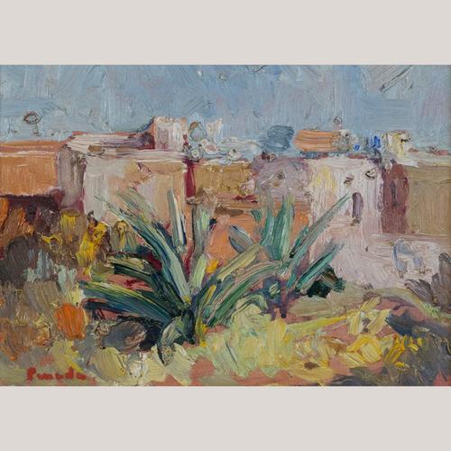These two original Impressionist Colourist oil paintings beautifully capture the radiant charm of the Spanish countryside...