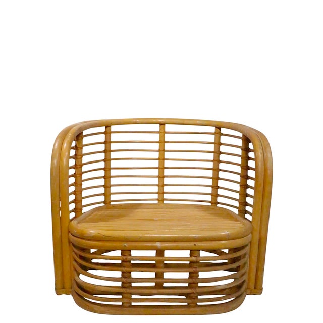 Mid 20th Century Mid 20th Century Bamboo Chair For Sale - Image 5 of 16