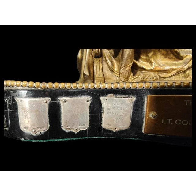 Gilded Bronze and Silver Figure, 19th Century For Sale - Image 6 of 11