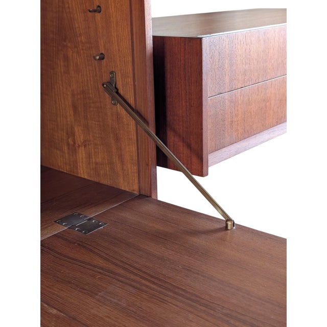 Italian Swedish Wall Unit attributed to Franco Albini, 1960s For Sale - Image 10 of 14