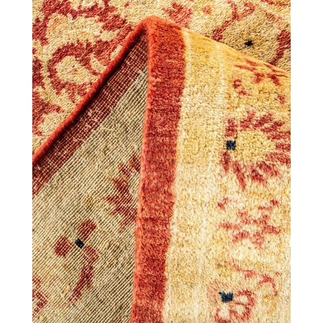 Mogul, One-of-a-Kind Hand-Knotted Area Rug - Orange, 9' 3" x 12' 4" For Sale In New York - Image 6 of 8