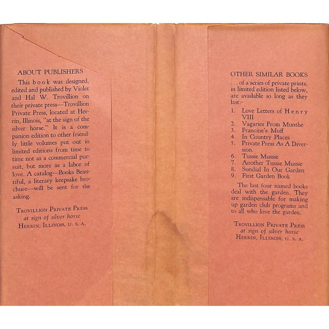 Traditional "Delightes for Ladies" 1939 Trovillion, Violet and Hal W. (Signed) For Sale - Image 3 of 11