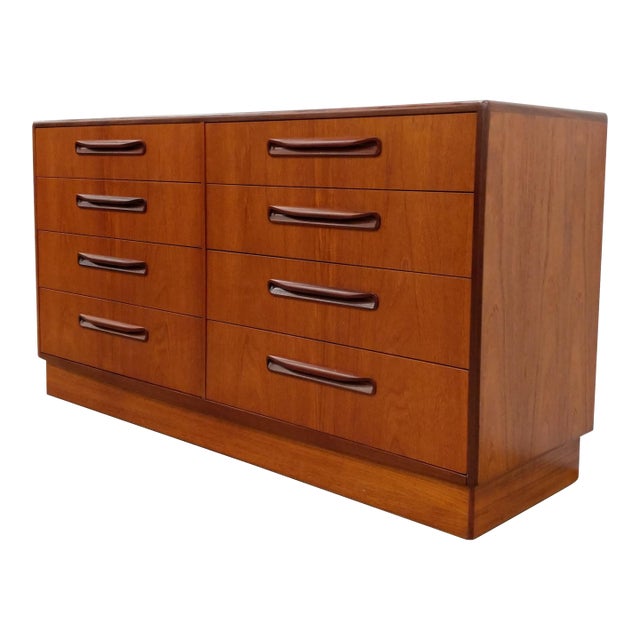 Vintage Mid Century Modern Teak Dresser by G Plan For Sale