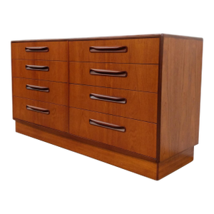 Vintage Mid Century Modern Teak Dresser by G Plan