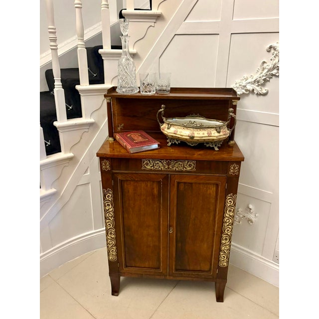 Antique Regency Mahogany Chiffonier or Side Cabinet, 1820 For Sale - Image 14 of 15