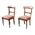 Pair of English Regency Walnut Klismos Chairs, Circa 1840 For Sale