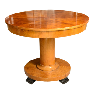 Biedermeier Style Cherrywood Round Center Table