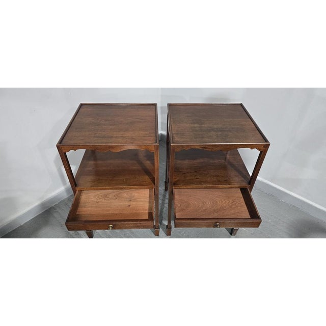 Regency Bedside Lamp Tables, 1920s, Set of 2 For Sale - Image 6 of 11