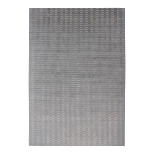 Large Modern Tibetan Wool and Silk Rug in Neutral Earth Tones 10'0" X 15'0"