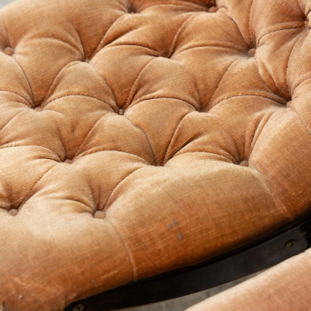 Animal Skin 1940s Aldo Tura Goat Skin Tufted Dining Chairs- Set of 8 For Sale - Image 7 of 10