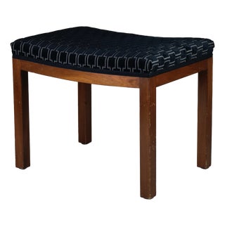 Swedish Modern Stool in Mahogany, 1930s For Sale